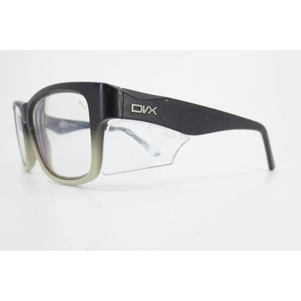 DVX by Wiley X Edge Safety Glasses Matte Black Grey Gradient Frame 55-13 Z87+